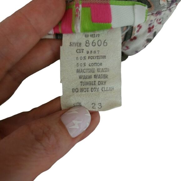 Vintage Long Sleeve High Neck Prairie Button Down Top Blouse Womens 2XL Gray - Picture 9 of 9